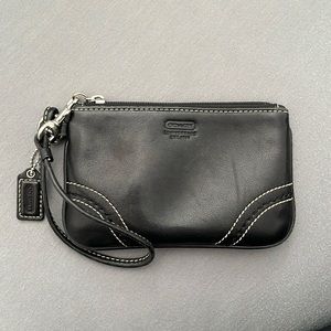 Coach Black Wristlet